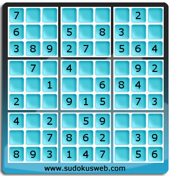 Nivel Muito Facil de Sudoku Nivel Muito Facil de Sudoku