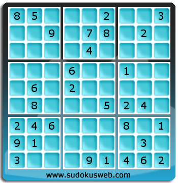 Sudoku von mittelmässiger höhe