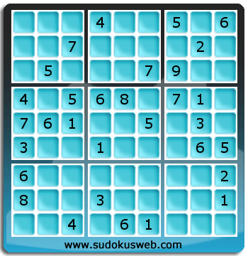 Sudoku von mittelmässiger höhe