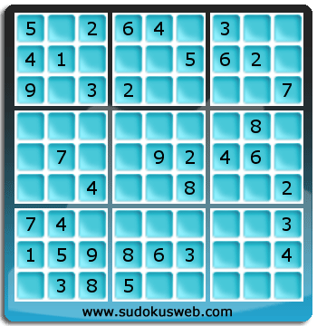 Sudoku de Niveau Facile Sudoku de Niveau Facile