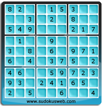 Sudoku de Niveau Très Facile Sudoku de Niveau Très Facile