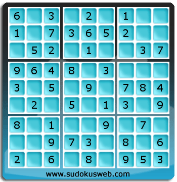 Nivel Muito Facil de Sudoku Nivel Muito Facil de Sudoku