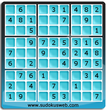 Nivel Muito Facil de Sudoku Nivel Muito Facil de Sudoku