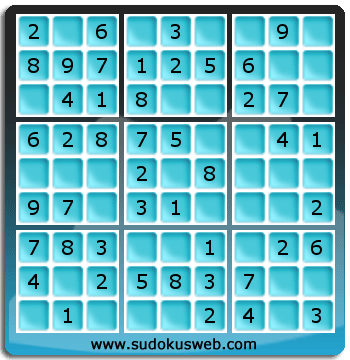 Nivel Muito Facil de Sudoku Nivel Muito Facil de Sudoku