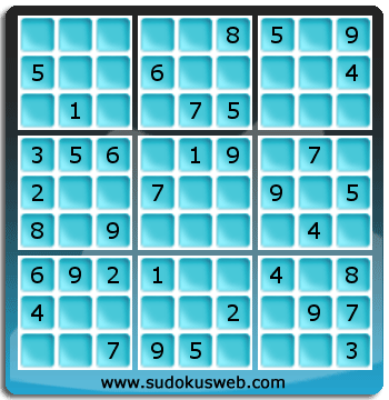 Nivel Facil de Sudoku Nivel Facil de Sudoku
