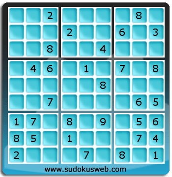 Sudoku von mittelmässiger höhe