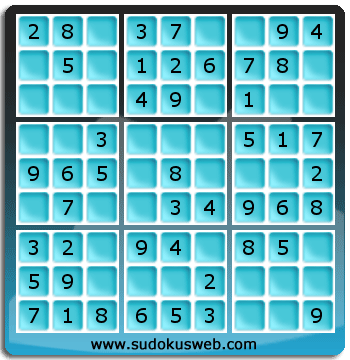 Nivel Muito Facil de Sudoku Nivel Muito Facil de Sudoku