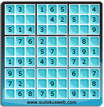 Nivel Muito Facil de Sudoku Nivel Muito Facil de Sudoku