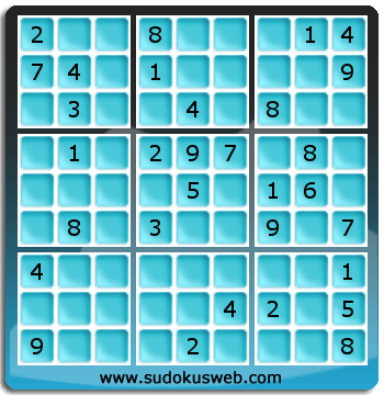 Sudoku von mittelmässiger höhe