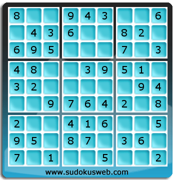 Nivel Muito Facil de Sudoku Nivel Muito Facil de Sudoku