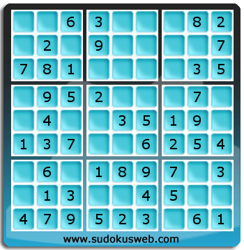Nivel Muito Facil de Sudoku Nivel Muito Facil de Sudoku
