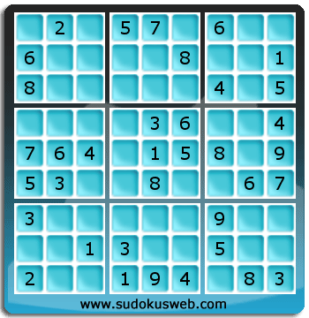 Sudoku de Niveau Facile Sudoku de Niveau Facile