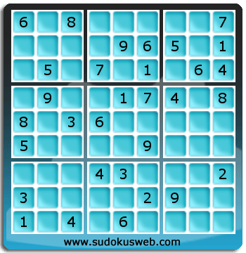 Sudoku von mittelmässiger höhe