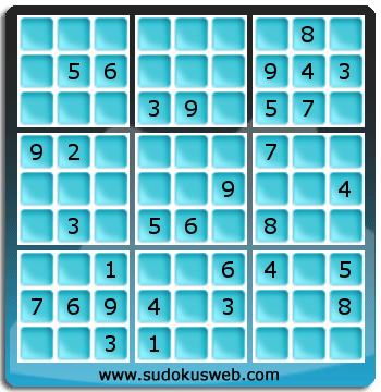 Sudoku von mittelmässiger höhe