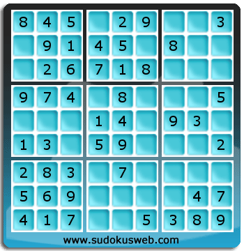 Nivel Muito Facil de Sudoku Nivel Muito Facil de Sudoku
