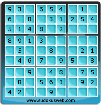 Nivel Muito Facil de Sudoku Nivel Muito Facil de Sudoku