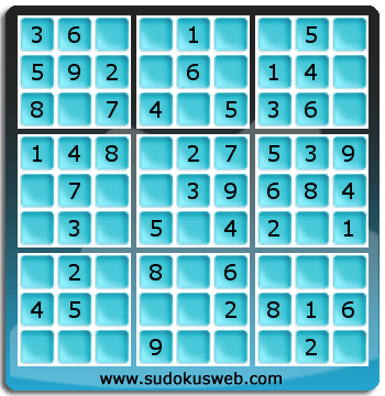 Nivel Muito Facil de Sudoku Nivel Muito Facil de Sudoku