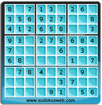Nivel Muito Facil de Sudoku Nivel Muito Facil de Sudoku