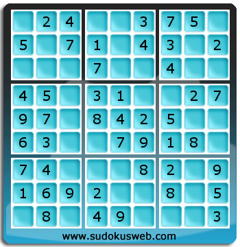 Nivel Muito Facil de Sudoku Nivel Muito Facil de Sudoku