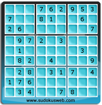 Nivel Facil de Sudoku Nivel Facil de Sudoku