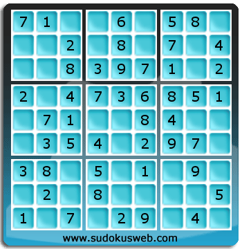 Nivel Muito Facil de Sudoku Nivel Muito Facil de Sudoku