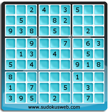 Nivel Facil de Sudoku Nivel Facil de Sudoku