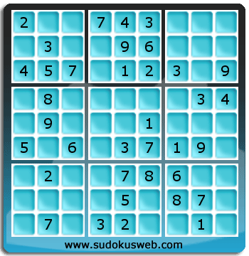 Sudoku von einfacher höhe