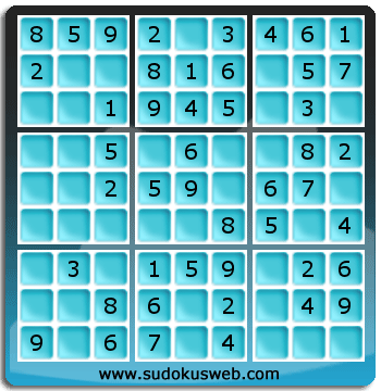 Sudoku von sehr einfacher höhe