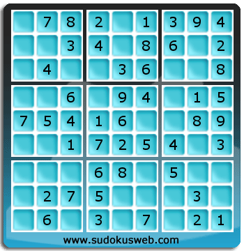 Nivel Muito Facil de Sudoku Nivel Muito Facil de Sudoku