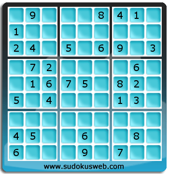 Sudoku von mittelmässiger höhe