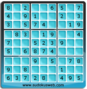 Nivel Muito Facil de Sudoku Nivel Muito Facil de Sudoku