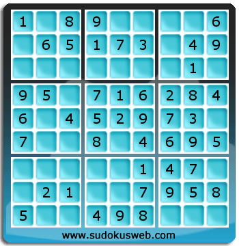 Nivel Muito Facil de Sudoku Nivel Muito Facil de Sudoku