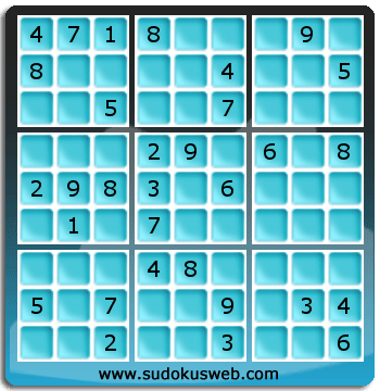 Sudoku von mittelmässiger höhe