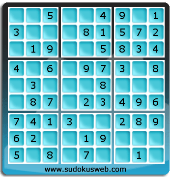 Nivel Muito Facil de Sudoku Nivel Muito Facil de Sudoku
