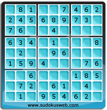 Nivel Muito Facil de Sudoku