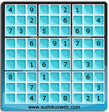 Sudoku von mittelmässiger höhe