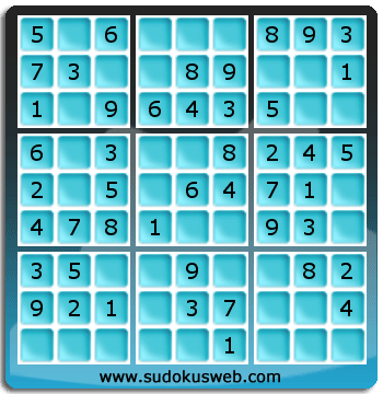 Nivel Muito Facil de Sudoku Nivel Muito Facil de Sudoku
