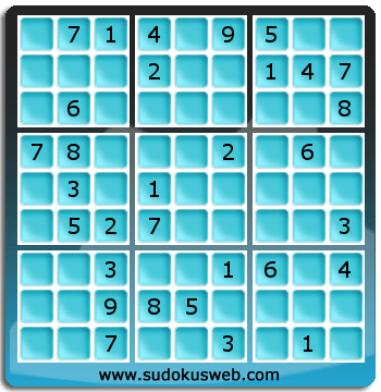 Sudoku von mittelmässiger höhe