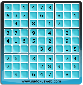 Nivel Muito Facil de Sudoku Nivel Muito Facil de Sudoku