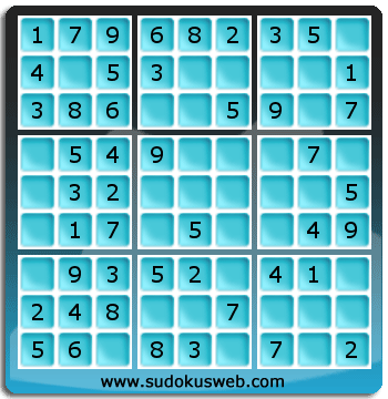 Nivel Muito Facil de Sudoku Nivel Muito Facil de Sudoku