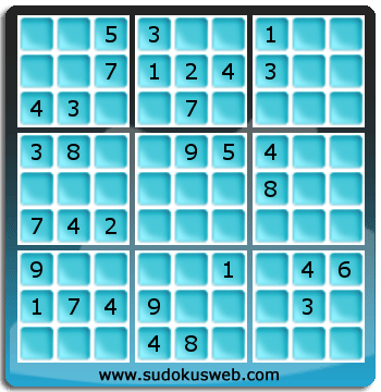 Sudoku von mittelmässiger höhe