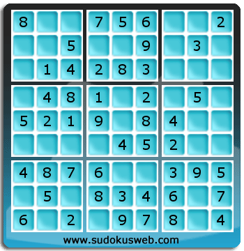 Sudoku de Nivel Muy Fácil