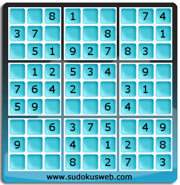 Sudoku de Nivell Molt Fàcil Sudoku de Nivell Molt Fàcil