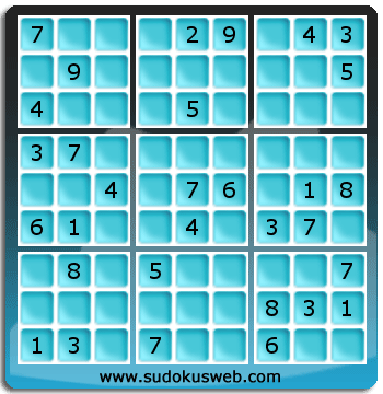 Sudoku von mittelmässiger höhe