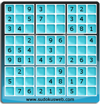 Sudoku de Nivell Molt Fàcil Sudoku de Nivell Molt Fàcil