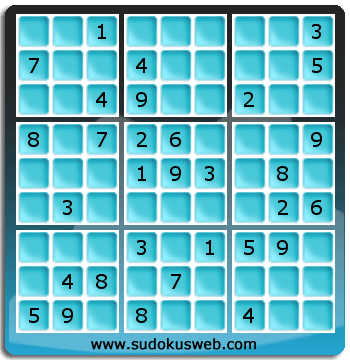 Sudoku von mittelmässiger höhe