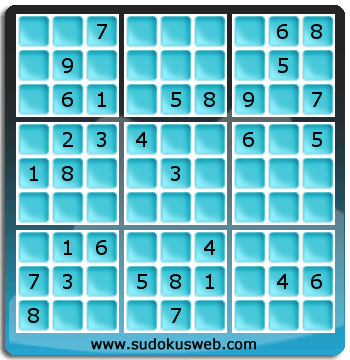 Sudoku von mittelmässiger höhe