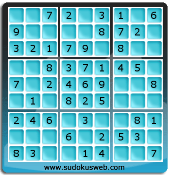Sudoku de Nivell Molt Fàcil Sudoku de Nivell Molt Fàcil