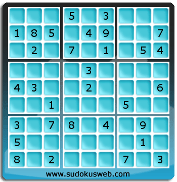 Sudoku von mittelmässiger höhe