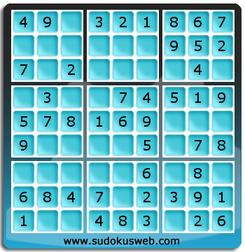 Nivel Muito Facil de Sudoku Nivel Muito Facil de Sudoku